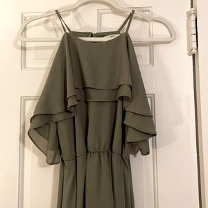 Woman’s Sage Green Mini Dress